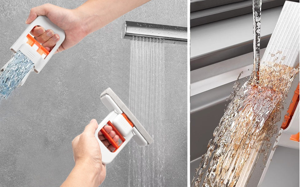 Hands-Free Mini Mop – Super Absorbent Sponge Squeegee for Kitchen, Bathroom & Countertops