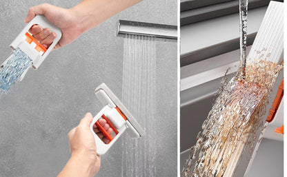 Hands-Free Mini Mop – Super Absorbent Sponge Squeegee for Kitchen, Bathroom & Countertops